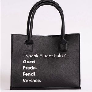 Mini Modern Vegan Fluent Italian tote bag